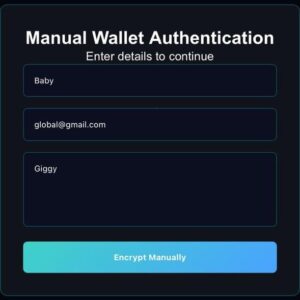 Manual Web3 Crypto Wallet Interaction